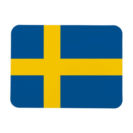 Sweden Flag マグネット (横)