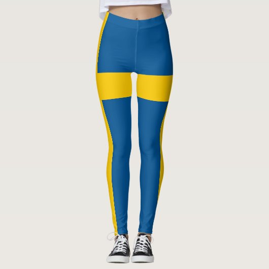 Sweden Flag レギンス (正面)