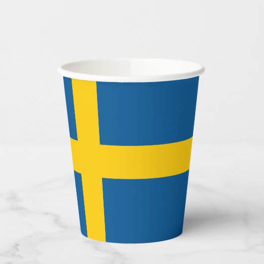 Sweden Flag 紙コップ (左)