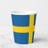 Sweden Flag 紙コップ (正面)