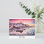 Sweden, Stockholm travel postcard シーズンポストカード (スタンド正面)