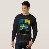 Sweden Swedish Sweden Flag Sweden Is Calling  1 スウェットシャツ (正面フル)