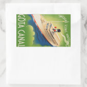 Sweden Vintage Travelスタンプ 長方形シール (バッグ)