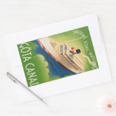 Sweden Vintage Travelスタンプ 長方形シール (封筒)