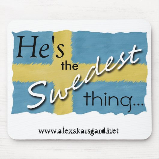 "Swedestの事…" mousepad マウスパッド (正面)