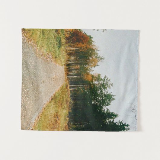 Swedish Autumnal Forest タペストリー (正面(横))