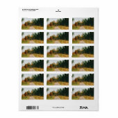 Swedish Autumnal Forest ラベル (フルシート)