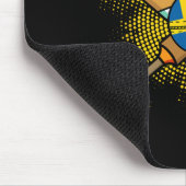 Swedish Cricket Racket And Ll Flag Of Sweden  マウスパッド (コーナー)