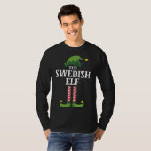 Swedish Elf Matching Family Group Christmas Party Tシャツ (正面フル)