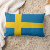 Swedish Flag ランバークッション (ブランケット)