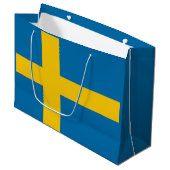 Swedish Flag ラージペーパーバッグ (正面アングル)