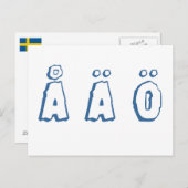 Swedish letters ポストカード (正面/裏面)