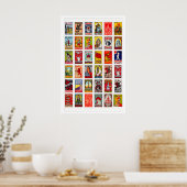 Swedish Matchbox Labels Collage Print, Vintage ポスター (キッチン)