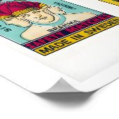Swedish Matchbox Labels Grid Print, Vintage ポスター (角)