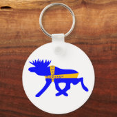 Swedish Moose, Keychain キーホルダー (正面)