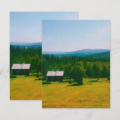 Swedish Northern Landscape 出欠カード (正面/裏面)