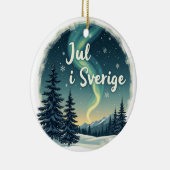 Swedish Winter Magic "Jul i Sverige" セラミックオーナメント (右)