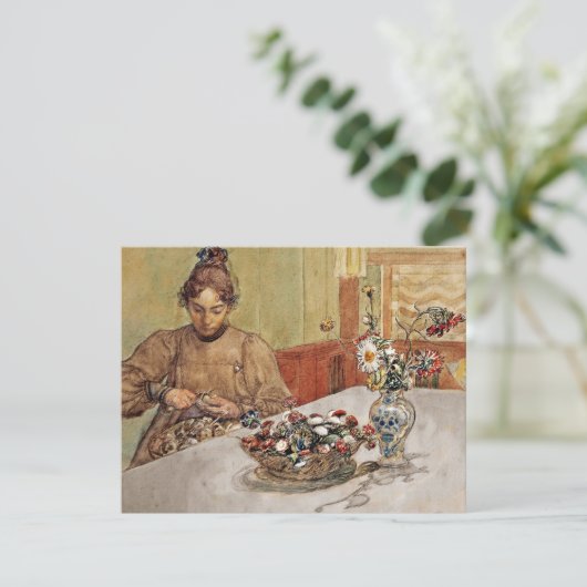 Swedish Woman Peeling Apples  カード (スタンド正面)