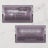 Sweedlepiperの虚栄心は3.5"をx 2"エレガント切ります 名刺 (正面/裏面)