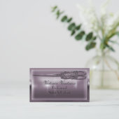 Sweedlepiperの虚栄心は3.5"をx 2"エレガント切ります 名刺 (スタンド正面)