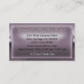 Sweedlepiperの虚栄心は3.5"をx 2"エレガント切ります 名刺 (裏面)