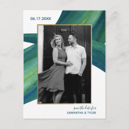 Sweeful Seagass Wedding Save The Date Photo Post ポストカード