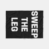 Sweep The Leg Karate  フリースブランケット (正面(横))