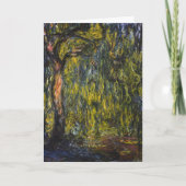 Sweeping Willow by Claude Monet, Classic Artwork カード (正面)