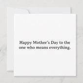 Sweetでおしゃれな「Love You Mom」 (裏面)