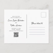 SweetとPhotoお洒落 | QRコード日付の保存 案内ポストカード (裏面)