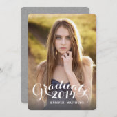 Sweetスクリプト|卒業パーティー招待状 招待状 (正面/裏面)