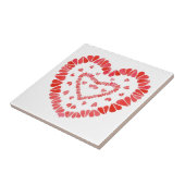 SWEETハート4.25インチスクエアセラミックタイル タイル (側面)