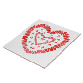 SWEETハート6"X6"セラミックタイル タイル (側面)