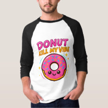 Sweet & スタイリッシュ - Cute Dout Graphic T-Shirt