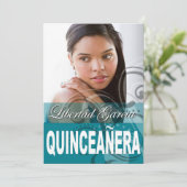 Sweet 15キンセヤニェラ写真誕生パーティー 招待状 (スタンド正面)