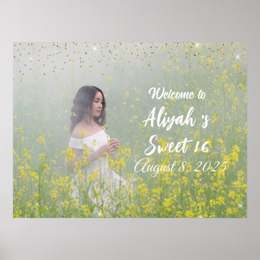 Sweet 16お祝いへようこそ ポスター (正面)