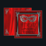 Sweet 16マスカレード | 赤Sweet sixteen誕生日 招待状<br><div class="desc">グリッターのアクセントを持つエレガント、甘い16の豊かな赤と銀の仮装バースデーパーティ招待状フェイク – シックな金属の銀の外観は、シルバーメタルのフレームと深いの赤いグリッターの外観を調整する赤いシルクの背景に対して、シルクのスクロールを見る。シックでメタリックなシルバーカラー、マスカレードのボールマスクがトップを飾る。以下読の名を付けパーソナライズされたて仮装ボールに参加しエレガントなさい。RSVP情カスタマイズ報を含む以下のマスカレードSweet sixteenパーティー詳細。文字の色やスタイルは変更できる。バックにはコーナーに銀のスクロールがあり、赤いサテン効果の背景がある。赤と銀の配色の美しい16歳の誕生日パーティー、赤いグリッターのテーマだけでなく、銀の釉薬テーマパーティー。私たちのZazzle.com/angela65ショップには、赤いサテンの並んだ封筒が揃っている。</div>