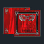 Sweet 16マスカレード | 赤Sweet sixteen誕生日 招待状<br><div class="desc">グリッターのアクセントを持つエレガント、甘い16の豊かな赤と銀の仮装バースデーパーティ招待状フェイク – シックな金属の銀の外観は、シルバーメタルのフレームと深いの赤いグリッターの外観を調整する赤いシルクの背景に対して、シルクのスクロールを見る。シックでメタリックなシルバーカラー、マスカレードのボールマスクがトップを飾る。以下読の名を付けパーソナライズされたて仮装ボールに参加しエレガントなさい。RSVP情カスタマイズ報を含む以下のマスカレードSweet sixteenパーティー詳細。文字の色やスタイルは変更できる。バックにはコーナーに銀のスクロールがあり、赤いサテン効果の背景がある。赤と銀の配色の美しい16歳の誕生日パーティー、赤いグリッターのテーマだけでなく、銀の釉薬テーマパーティー。私たちのZazzle.com/angela65ショップには、赤いサテンの並んだ封筒が揃っている。</div>