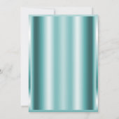 SWEET 16十六水色&金ゴールド紙吹雪コーナー 招待状 (裏面)