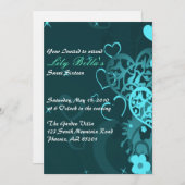 Sweet 16誕生日招待 招待状 (正面/裏面)