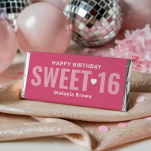 Sweet 16 お誕生日おめでとう ホットピンク