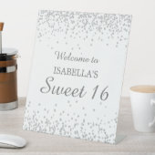 Sweet 16 ウェルカム 名前入り 台座サイン (インサイチュ)