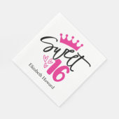Sweet 16 オリジナル 紙製品 スタンダードランチョンナプキン (角)