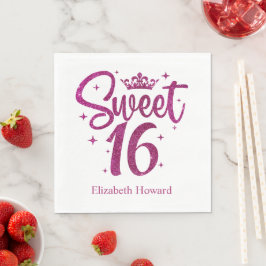 Sweet 16 オリジナル 紙製品 スタンダードランチョンナプキン