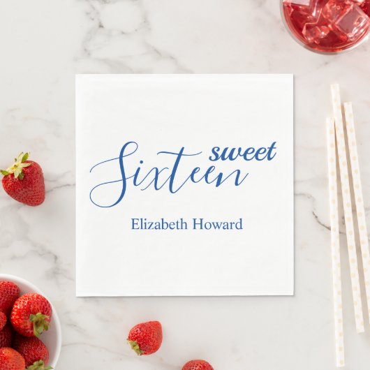 Sweet 16 オリジナル 紙製品 スタンダードランチョンナプキン (インサイチュ)