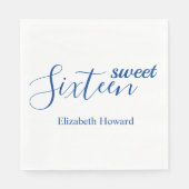 Sweet 16 オリジナル 紙製品 スタンダードランチョンナプキン (正面)