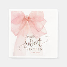 Sweet 16 ピンクリボン 誕生日パーティー