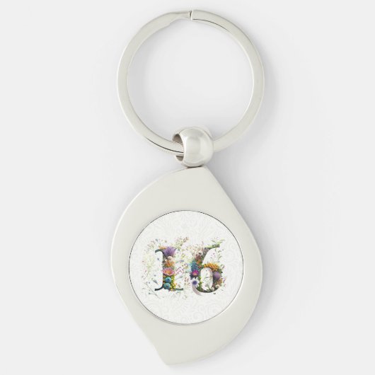 Sweet 16 ワイルドフラワー キーホルダー (正面)