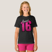 SWEET 16 女の子 誕生日 Tシャツ トップス (正面フル)