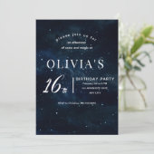 Sweet 16 星空の下の誕生日パーティー 招待状 (スタンド正面)